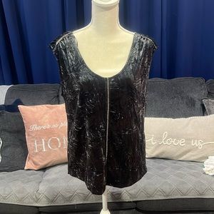 Rock & Republic Velveteen Top Size M